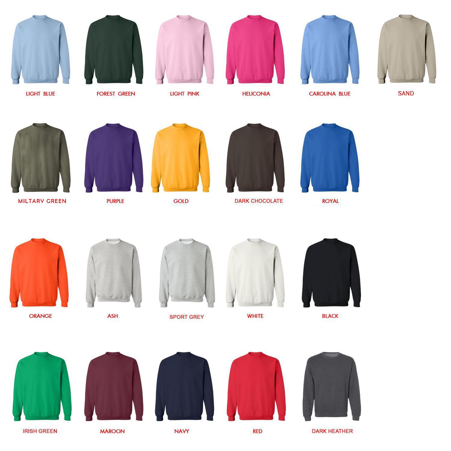 sweatshirt color chart - Cbum Cbum