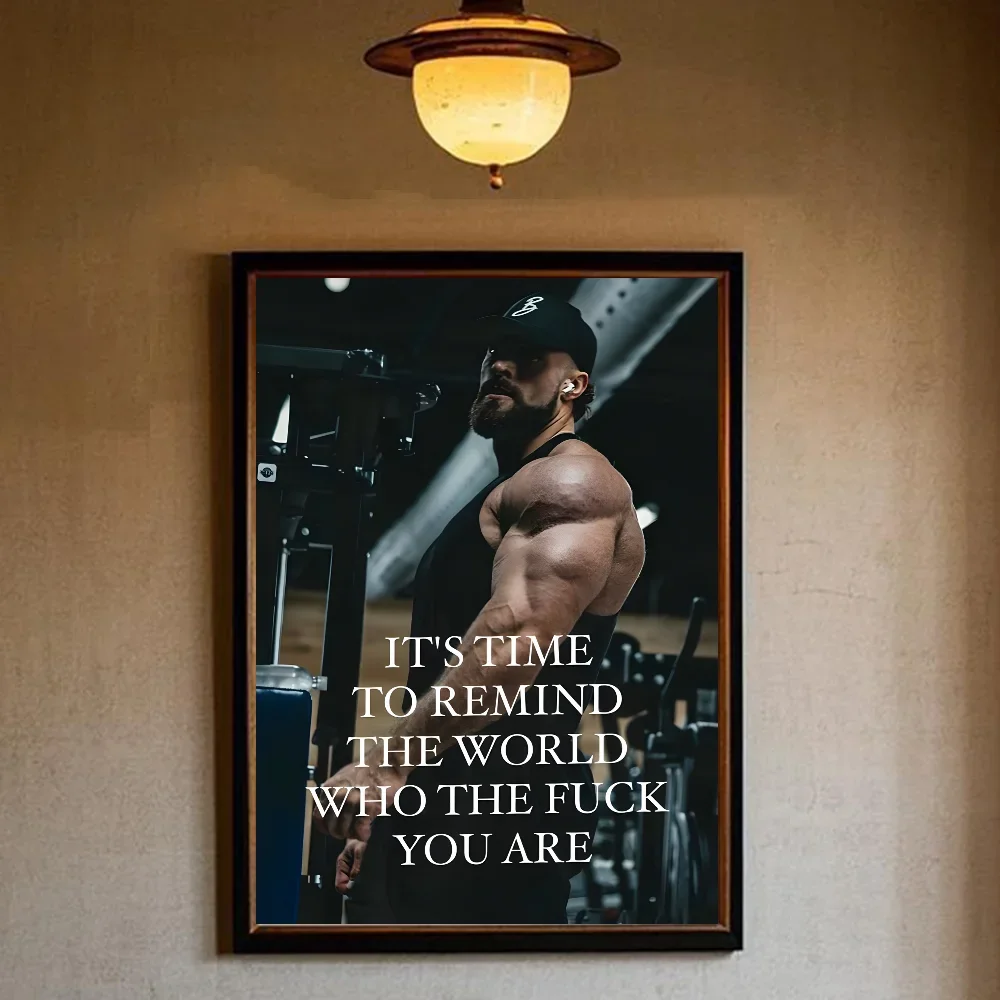 Chris Bumstead It's Time To Remind The World Wall Art