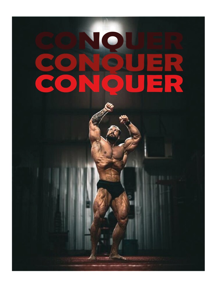 Chris Bumstead Motivation Throw Pillow - Image 2