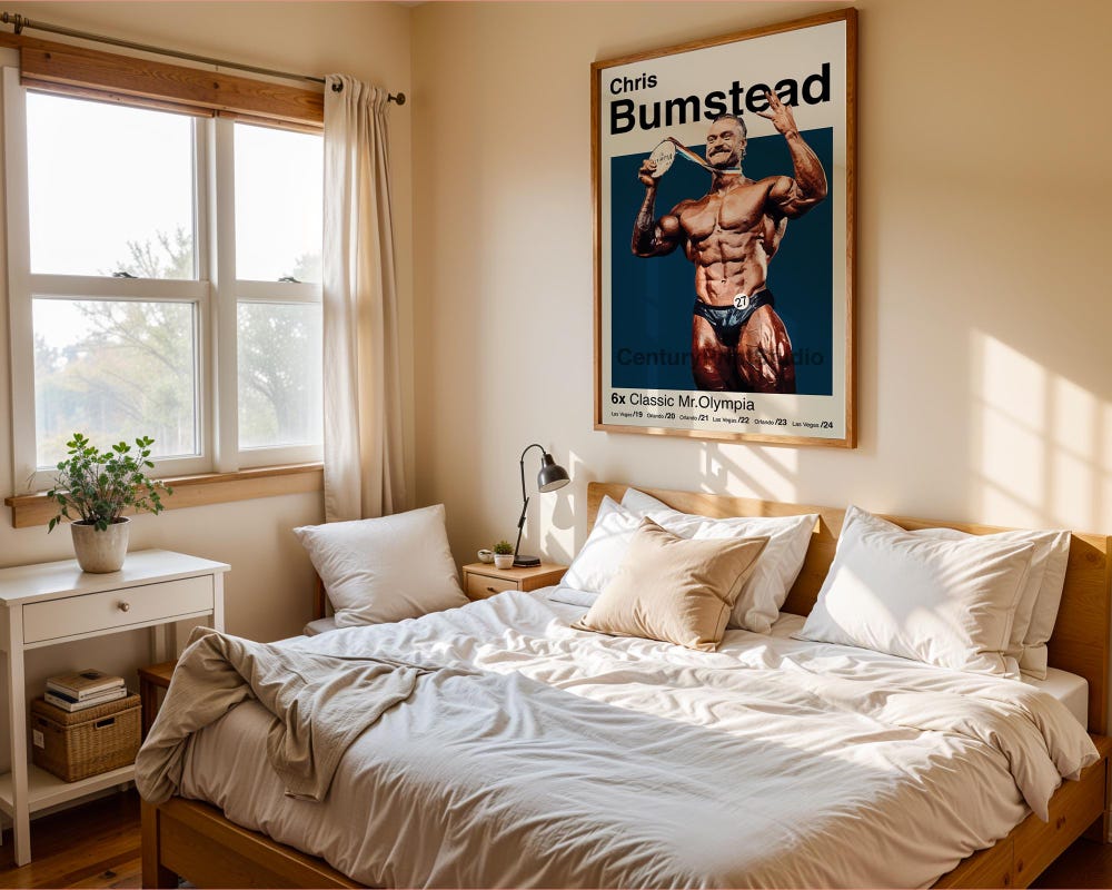 Chris Bumstead Body Building PrintWall Art - Image 2