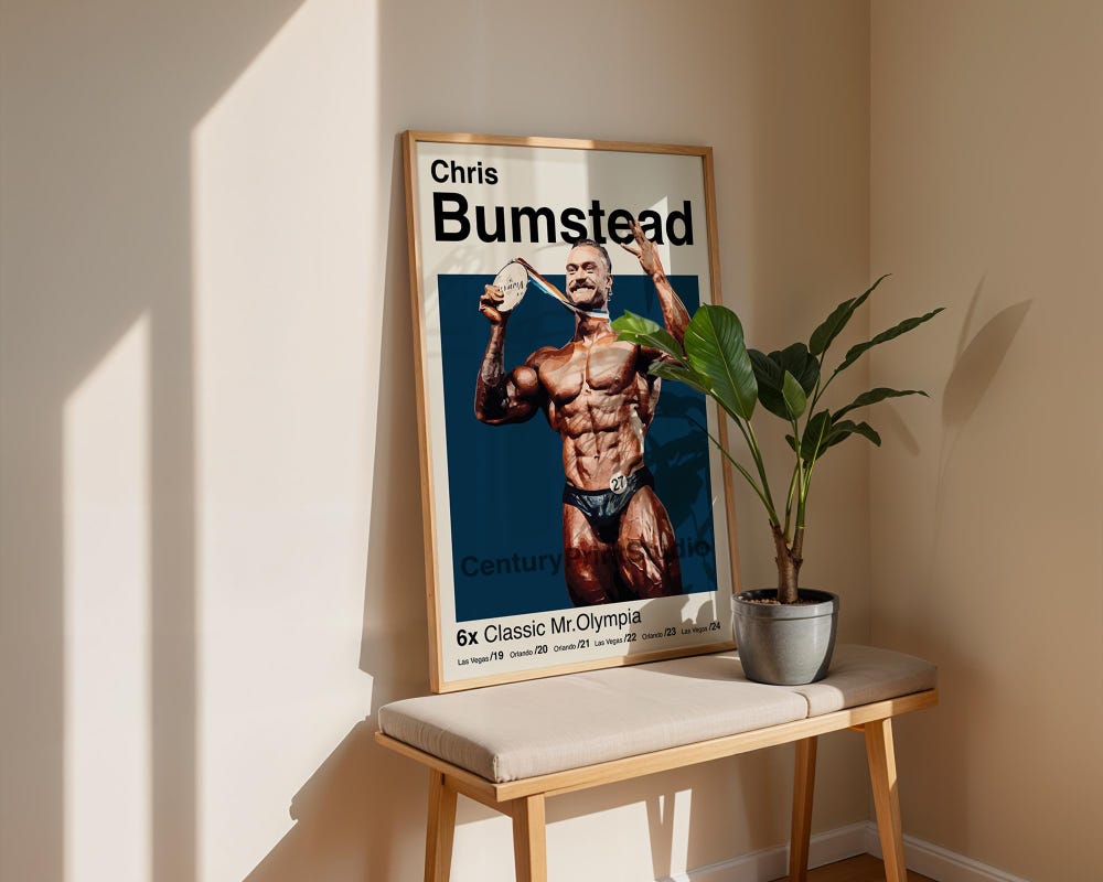 Chris Bumstead Body Building PrintWall Art - Image 3