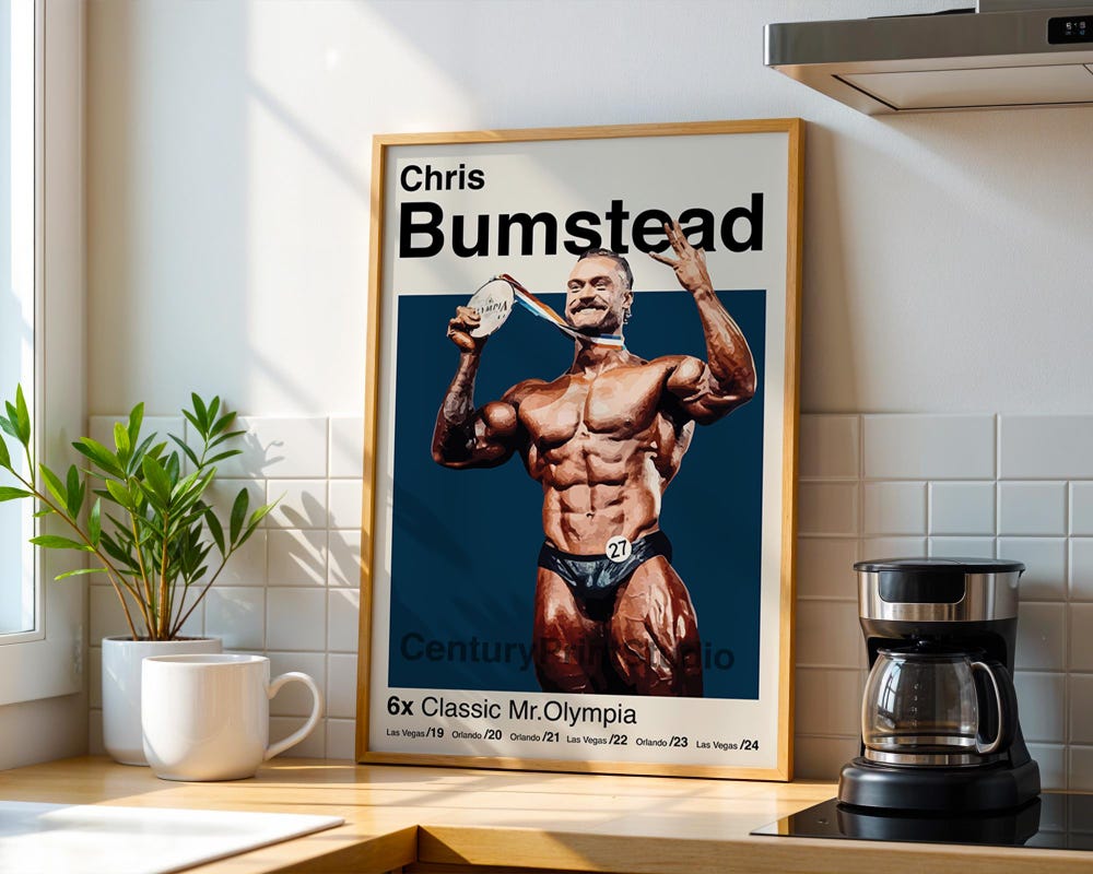 Chris Bumstead Body Building PrintWall Art - Image 4