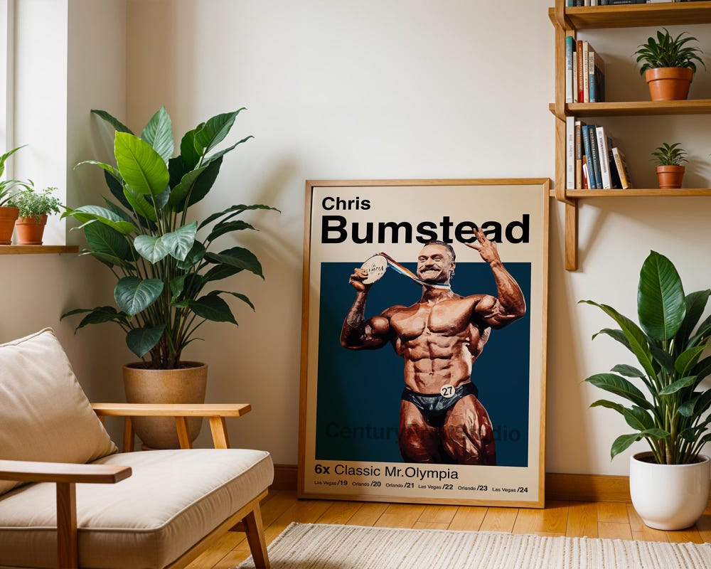 Chris Bumstead Body Building PrintWall Art - Image 5
