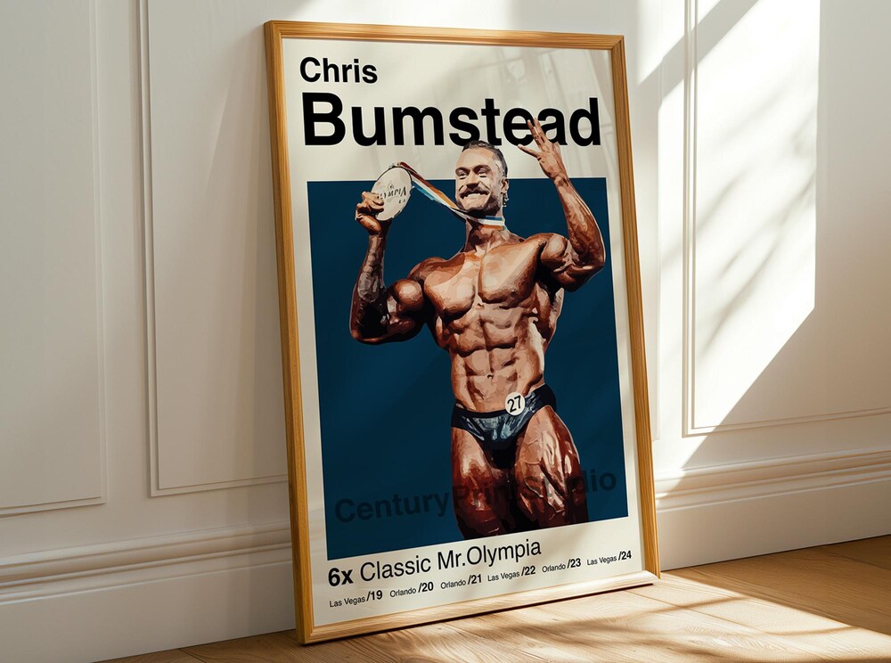 Chris Bumstead Body Building PrintWall Art
