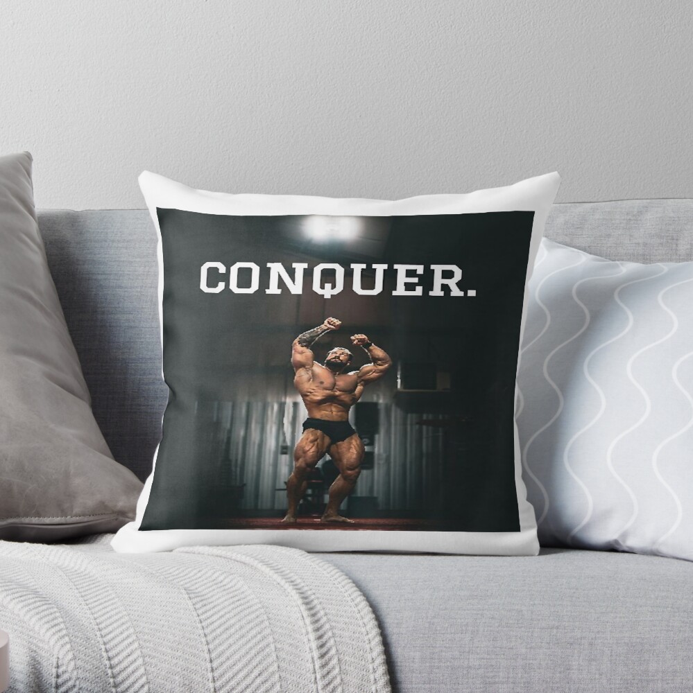 Chriss Bumstead Gym Motivation Classic Throw Pillow