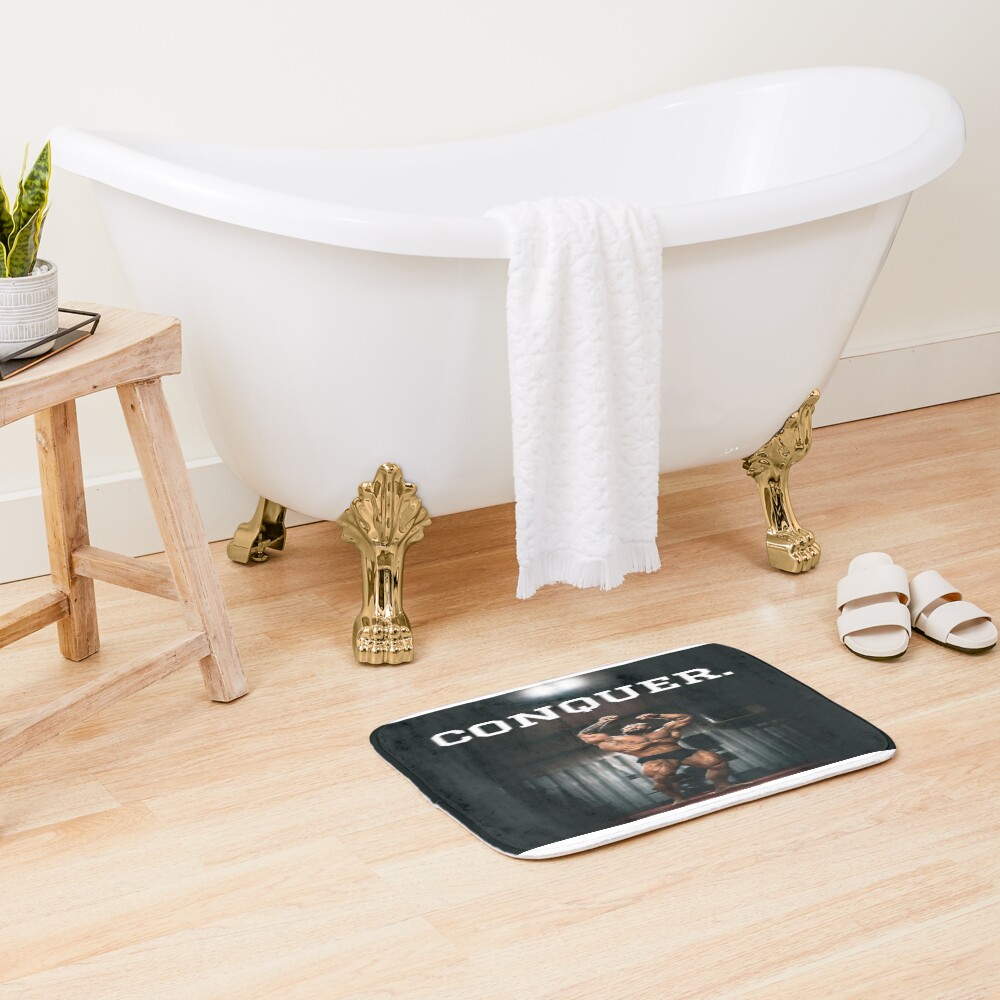 Chriss Bumstead Gym Motivation Classic Bath Mat - Image 2