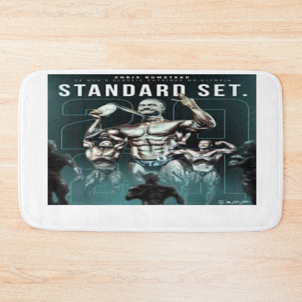 Chris Bumstead Sleeveless Top Bath Mat