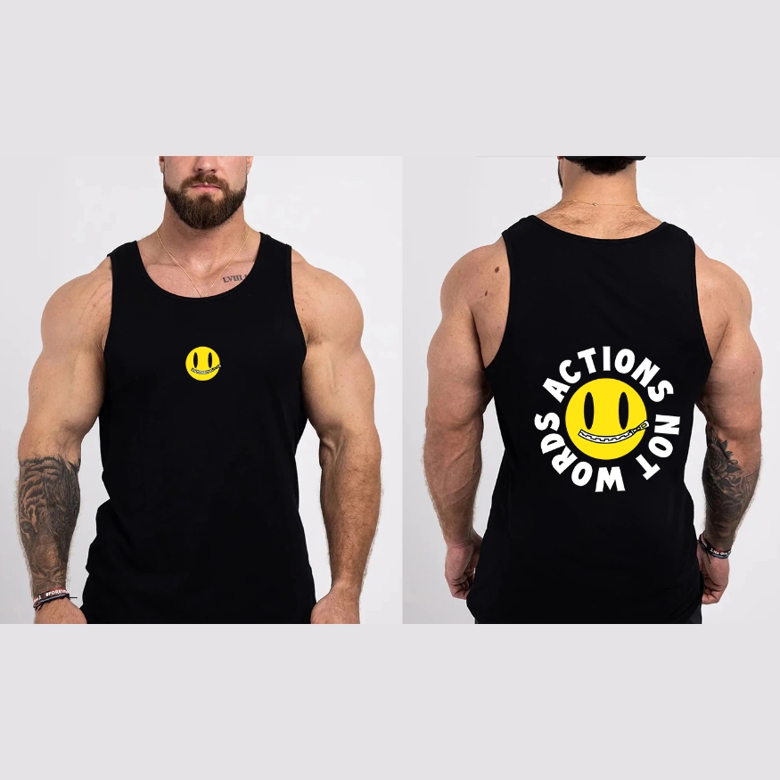 Chris Bumstead Action Not Words Tank Top