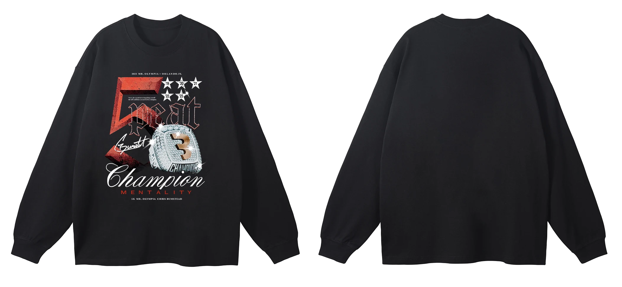 Cbum 5 Gem Champion Gym Workout Sweatshirt