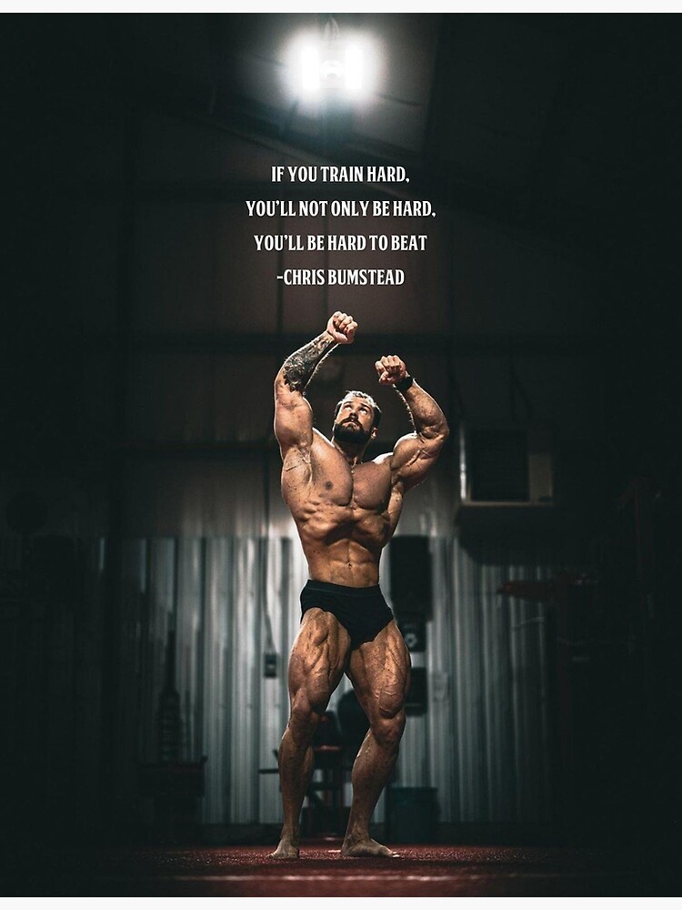 Chris Bumstead Gym Motivation Poster Wall Art Poster - Image 2